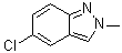 structure of CAS# 541539-86-0, 5-Chloro-2-methyl-2H-indazole