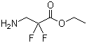 Ethyl 2,2-difluoro-3-aminopropanoate molecular structure (CAS 541547-37-9)