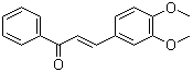 3,4-Dimethoxychalcone molecular structure (CAS 5416-71-7)