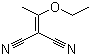 2-(1-乙氧基亚乙基)丙二腈分子结构 (CAS 5417-82-3)