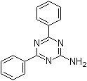 2-氨基-4,6-二苯基-1,3,5-三嗪分子结构 (CAS 5418-07-5)