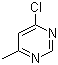 结构式 CAS# 54198-82-2, 6-氯-4-甲基嘧啶; 4-氯-6-甲基嘧啶