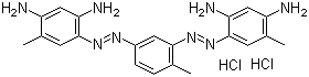 结构式 CAS# 5421-66-9, 碱性棕 4; 俾斯麦棕 R