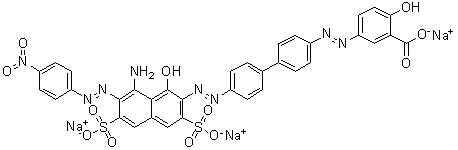 直接绿 8分子结构 (CAS 5422-17-3)