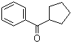 structure of CAS# 5422-88-8, Cyclopentyl phenyl ketone;Phenyl cyclopentyl ketone