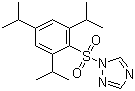 结构式 CAS# 54230-60-3, 1-(2,4,6-三异丙基苯磺酰)-1,2,4-三唑