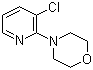 结构式 CAS# 54231-36-6, 3-氯-2-吗啉基吡啶