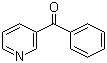 结构式 CAS# 5424-19-1, 3-苯甲酰基吡啶