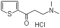 结构式 CAS# 5424-47-5, 3-二甲基氨基-1-(2-噻吩基)-1-丙酮盐酸盐