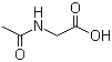 结构式 CAS# 543-24-8, N-乙酰甘氨酸; 乙酰氨基乙酸