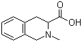 1,2,3,4-Tetrahydro-2-methyl-3-isoquinolinecarboxylic acid molecular structure (CAS 54329-54-3)