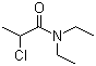 N,N-二乙基-2-氯丙酰胺分子结构 (CAS 54333-75-4)