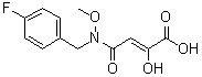 4-[[(4-Fluorophenyl)methyl]methoxyamino]-2-hydroxy-4-oxo-2-butenoic acid molecular structure (CAS 543730-41-2)