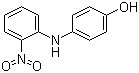 结构式 CAS# 54381-08-7, 染料橙 1; 4-羟基-2'-硝基二苯胺