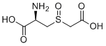 structure of CAS# 5439-87-2, 3-((Carboxymethyl)sulfinyl)alanine;(2R)-2-amino-3-(carboxymethylsulfinyl)propanoic acid