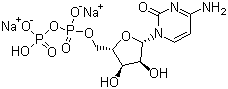 Cytidine-5'-diphosphate disodium salt molecular structure (CAS 54394-90-0)