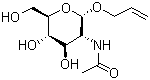 Allyl 2-acetamido-2-deoxy-beta-D-glucopyranoside molecular structure (CAS 54400-77-0)