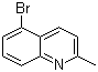 structure of CAS# 54408-52-5, 5-Bromo-2-methylquinoline;5-Bromoquinaldine