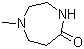 1-Methyl-5-homopiperazinone molecular structure (CAS 5441-40-7)