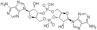 Cyclic diadenylate molecular structure (CAS 54447-84-6)