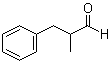 2-甲基-3-苯基丙醛分子结构 (CAS 5445-77-2)