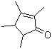 2,3,4,5-Tetramethyl-2-cyclopentenone molecular structure (CAS 54458-61-6)