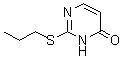 2-(Propylthio)-4(3H)-pyrimidinone molecular structure (CAS 54460-95-6)