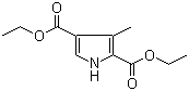 3-Methyl-1H-pyrrole-2,4-dicarboxylic acid diethyl ester molecular structure (CAS 5448-16-8)