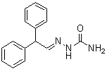 二苯基乙醛缩氨基脲分子结构 (CAS 5449-28-5)