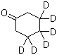 Cyclohexanone-3,3,4,4,5,5-D6 molecular structure (CAS 54513-99-4)