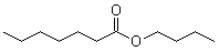 Heptanoic acid butyl ester molecular structure (CAS 5454-28-4)