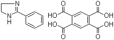 2-苯基-2-咪唑啉均苯四甲酸分子结构 (CAS 54553-90-1)