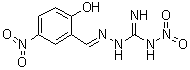 2-[(2-羟基-5-硝基苯基)亚甲基]-N-硝基肼甲脒分子结构 (CAS 5456-22-4)