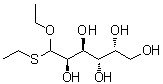 D-半乳糖二乙基单硫代缩醛分子结构 (CAS 5456-67-7)