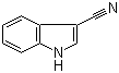 3-氰基吲哚分子结构 (CAS 5457-28-3)