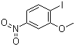 structure of CAS# 5458-84-4, 2-Iodo-5-nitroanisole;1-Iodo-2-methoxy-4-nitrobenzene