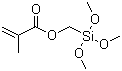 structure of CAS# 54586-78-6, (Methacryloxymethyl)trimethoxysilane;Geniosil XL 33