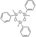 structure of CAS# 546-45-2, 2,4,6-Trimethyl-2,4,6-triphenylcyclotrisiloxane;Trimethyltriphenylcyclotrisiloxane; LS 8490; Phenylmethylsiloxane cyclic trimer