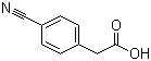 structure of CAS# 5462-71-5, 4-Cyanophenylacetic acid;2-(4-Cyanophenyl)acetic acid