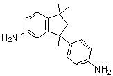 3-(4-Aminophenyl)-2,3-dihydro-1,1,3-trimethyl-1H-inden-5-amine molecular structure (CAS 54628-90-9)