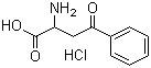 alpha-Amino-gamma-oxo-benzenebutanoic acid hydrochloride molecular structure (CAS 54631-37-7)