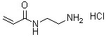 N-(2-氨基乙基)丙烯酰胺盐酸盐分子结构 (CAS 54641-27-9)