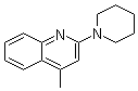 4-Methyl-2-(1-piperidinyl)quinoline molecular structure (CAS 5465-86-1)