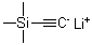 Lithium trimethylsilylacetylenide molecular structure (CAS 54655-07-1)