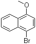 1-溴-4-甲氧基萘分子结构 (CAS 5467-58-3)