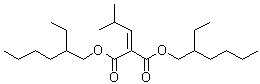 (2-甲基丙亚基)丙二酸二(2-乙基己基)酯分子结构 (CAS 5468-27-9)