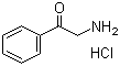 2-Aminoacetophenone hydrochloride molecular structure (CAS 5468-37-1)