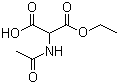 structure of CAS# 54681-67-3, 2-(Acetylamino)propanedioic acid 1-ethyl ester