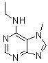 N-Ethyl-7-methyl-7H-purin-6-amine molecular structure (CAS 5470-51-9)