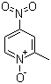 4-Nitro-2-picoline N-oxide molecular structure (CAS 5470-66-6)